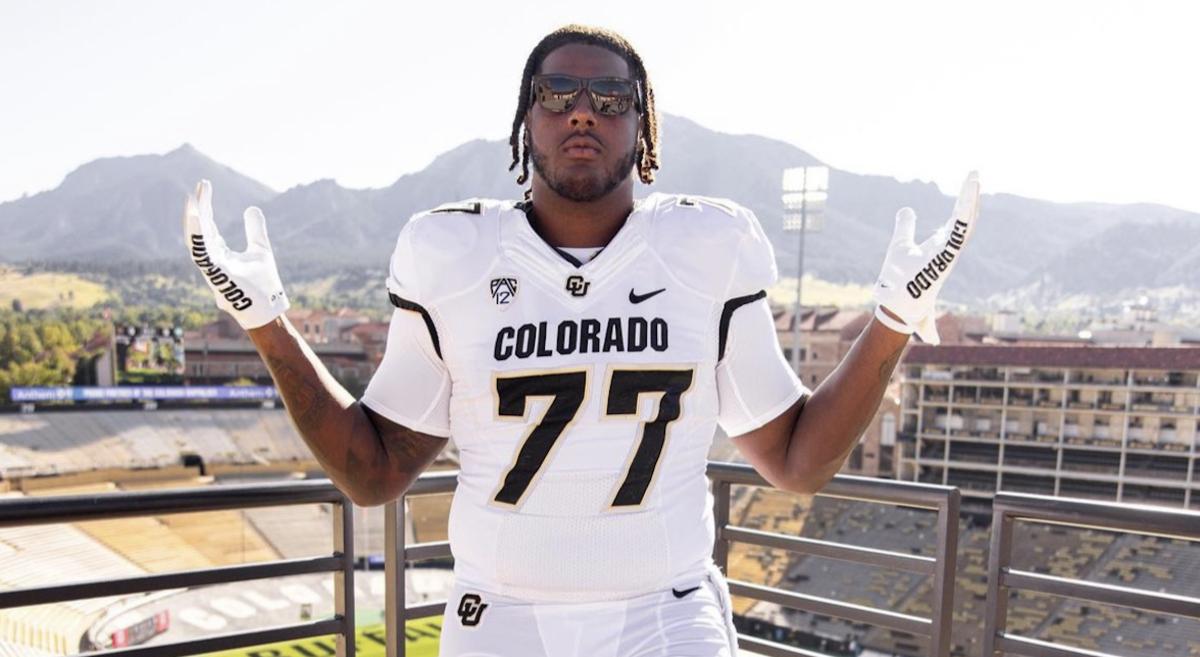 4-star IOL Jordan Seaton during an unofficial visit to Colorado. (Photo courtesy of Jordan Seaton)