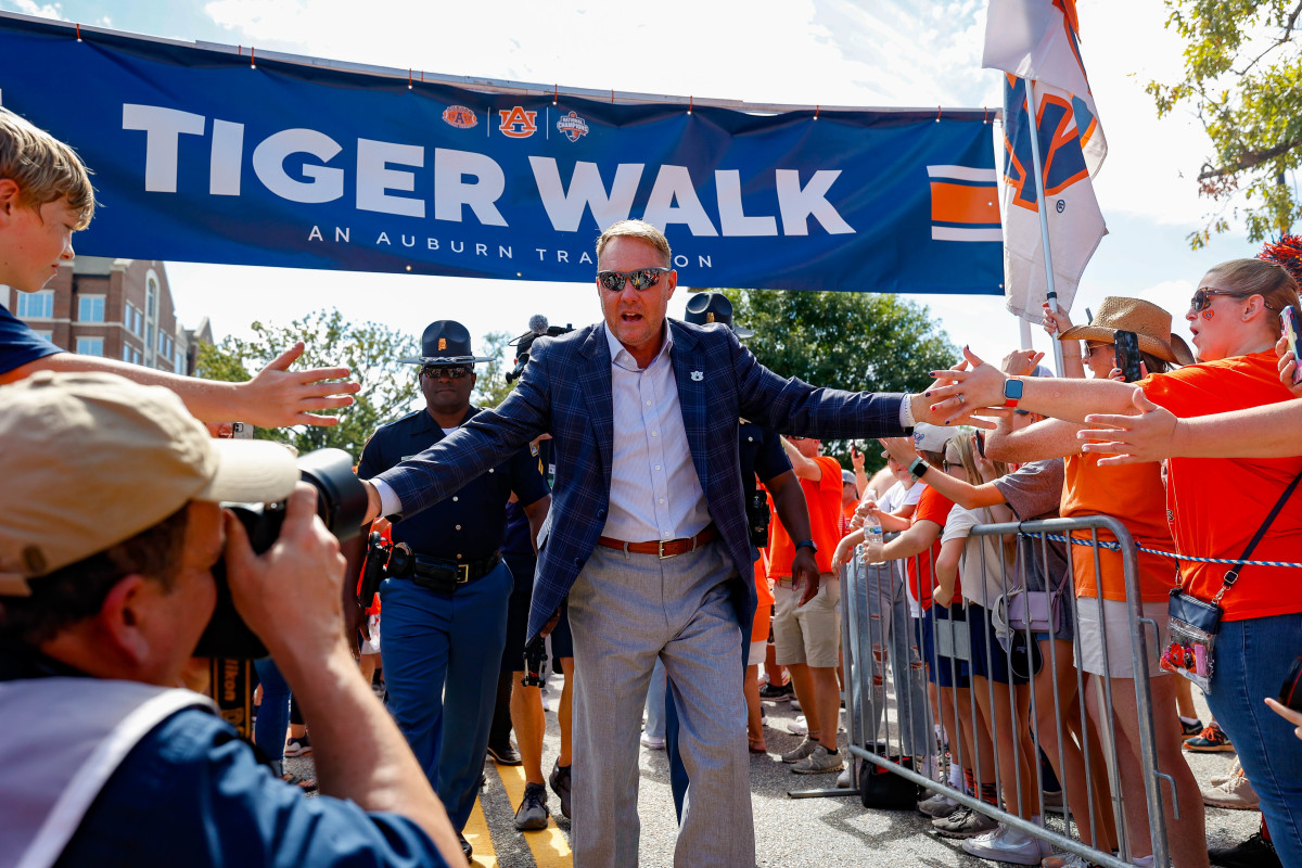 Hugh Freeze before Auburn vs Georgia. Eric Starling/Auburn Daily