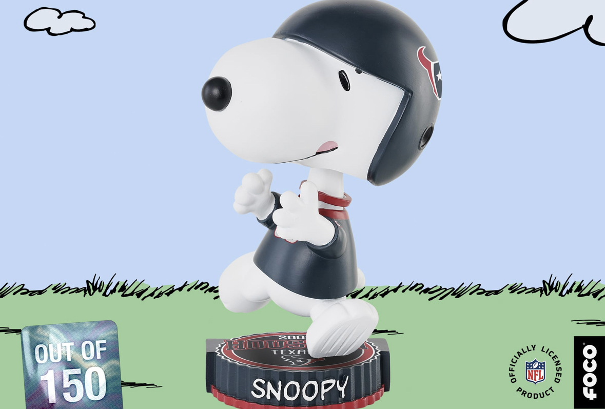 Show Off Your True Texans Spirit with FOCO's Brand New Snoopy