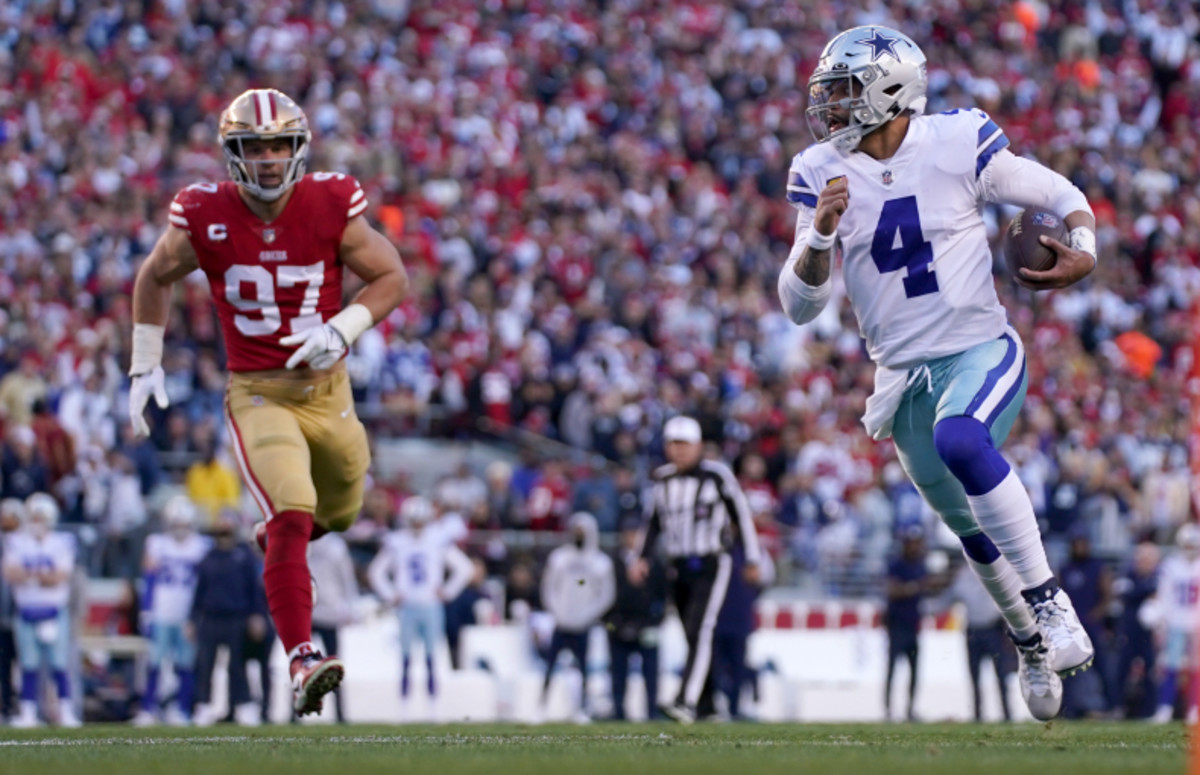Dak Prescott needs improved play for the Cowboys to upset the 49ers.
