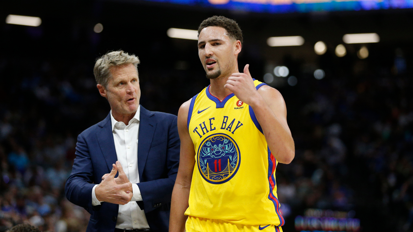 Klay Thompson, Steve Kerr slam Golden State official who called Warriors  '[cowards]' - NBC Sports