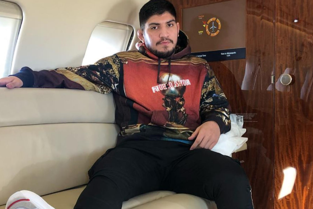 Bellator fighter and social media star Dillon Danis traveling to his next destination.