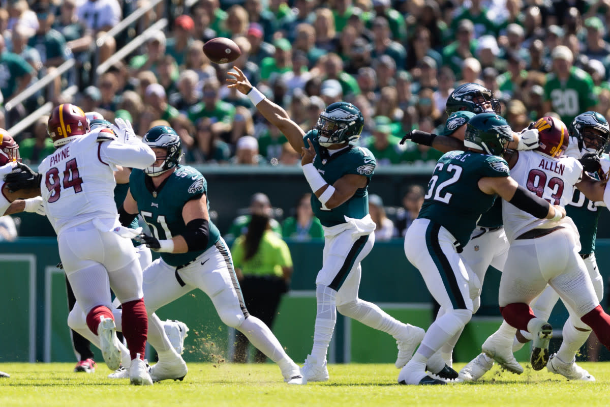 Jalen Hurts will be the Eagles No. 2 QB vs. Rams