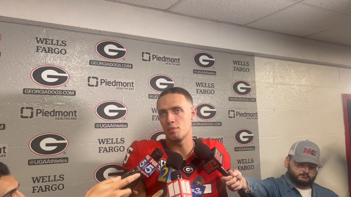 Georgia Football QB Carson Beck Press Conference After Insane ...