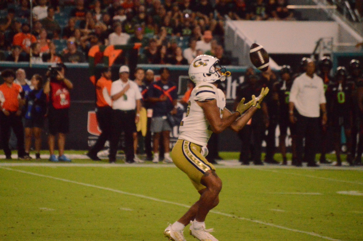 Georgia Tech wide receiver Dominick Blaylock