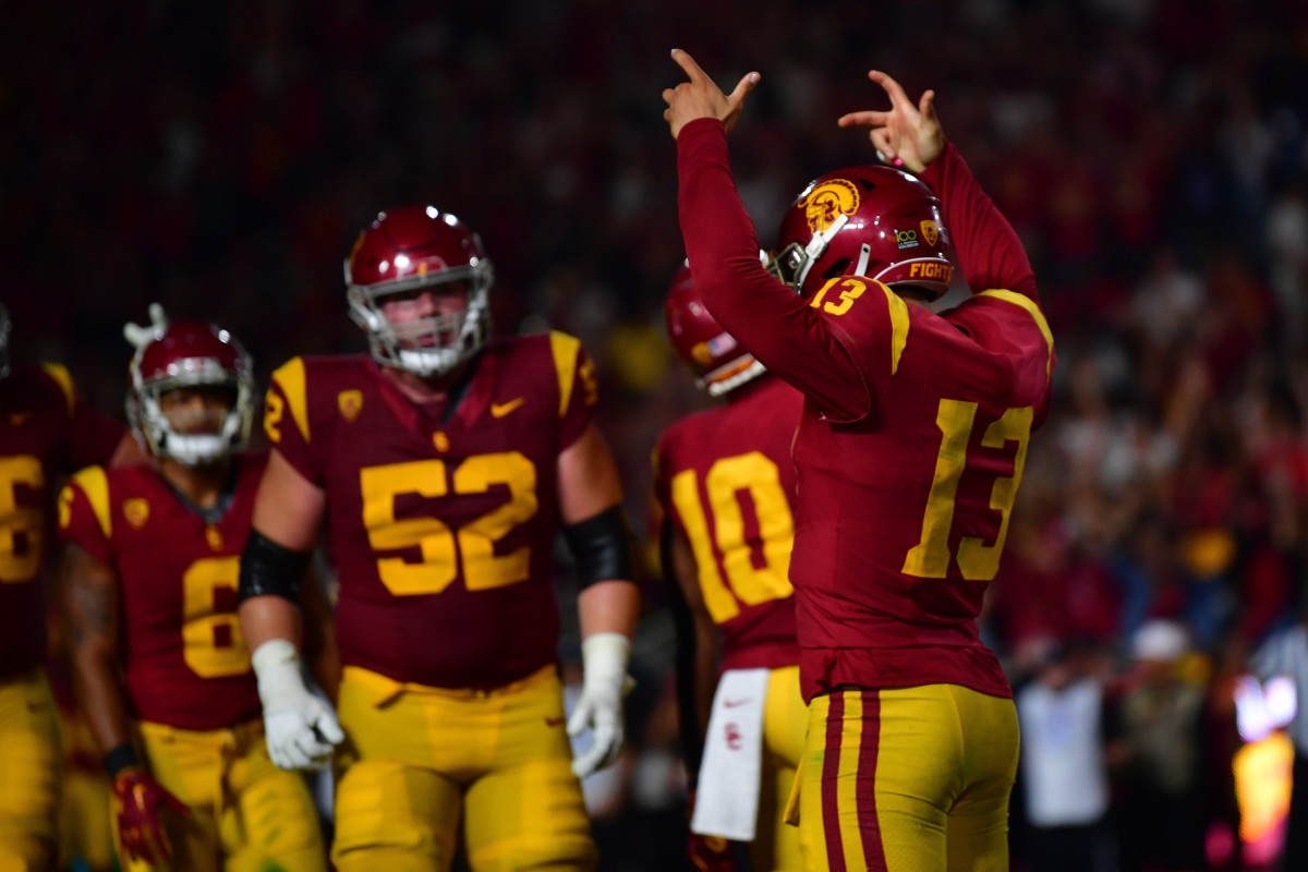 USC Football: Caleb Williams Defends Team's Defense After Lackluster ...