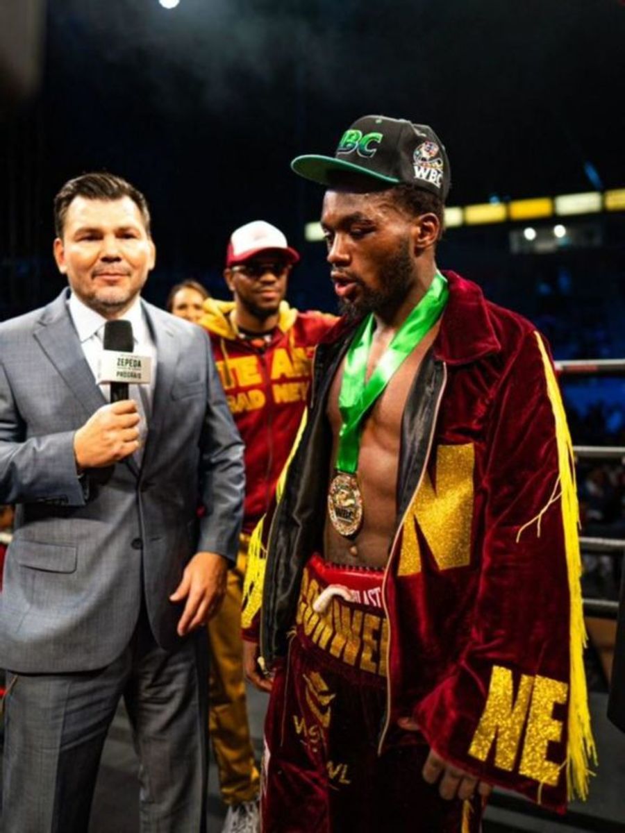 Charles Conwell Conwell hopes to face a former world champion in his next outing.  in Cleveland, Ohio   on Oct 9, 2023, (Charles Conwell/Courtesy of Charles Conwell ) Conwell hopes to face a former world champion in his next outing.  