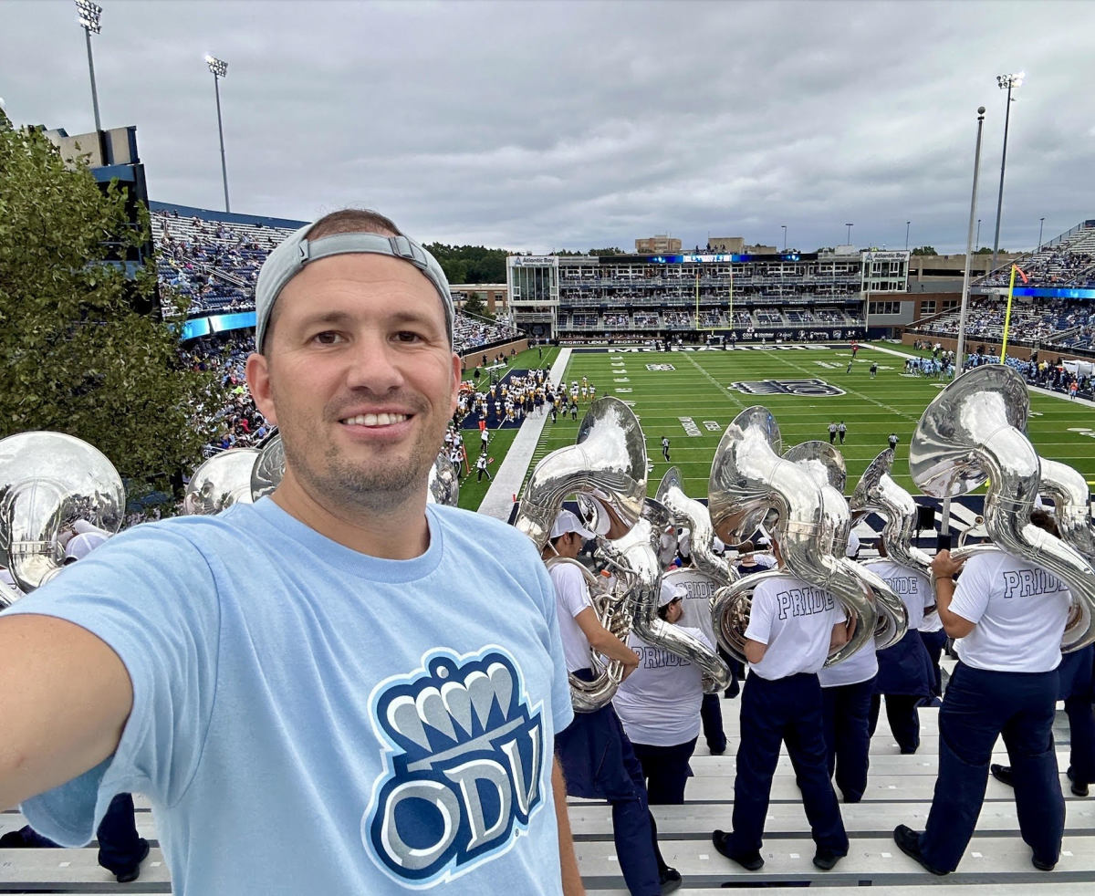 Andrew Bauhs of College Football Tour visited Old Dominion in Week 4. S.B. Ballard Stadium became No. 104 on his quest to experience game day at all 134 FBS venues. 