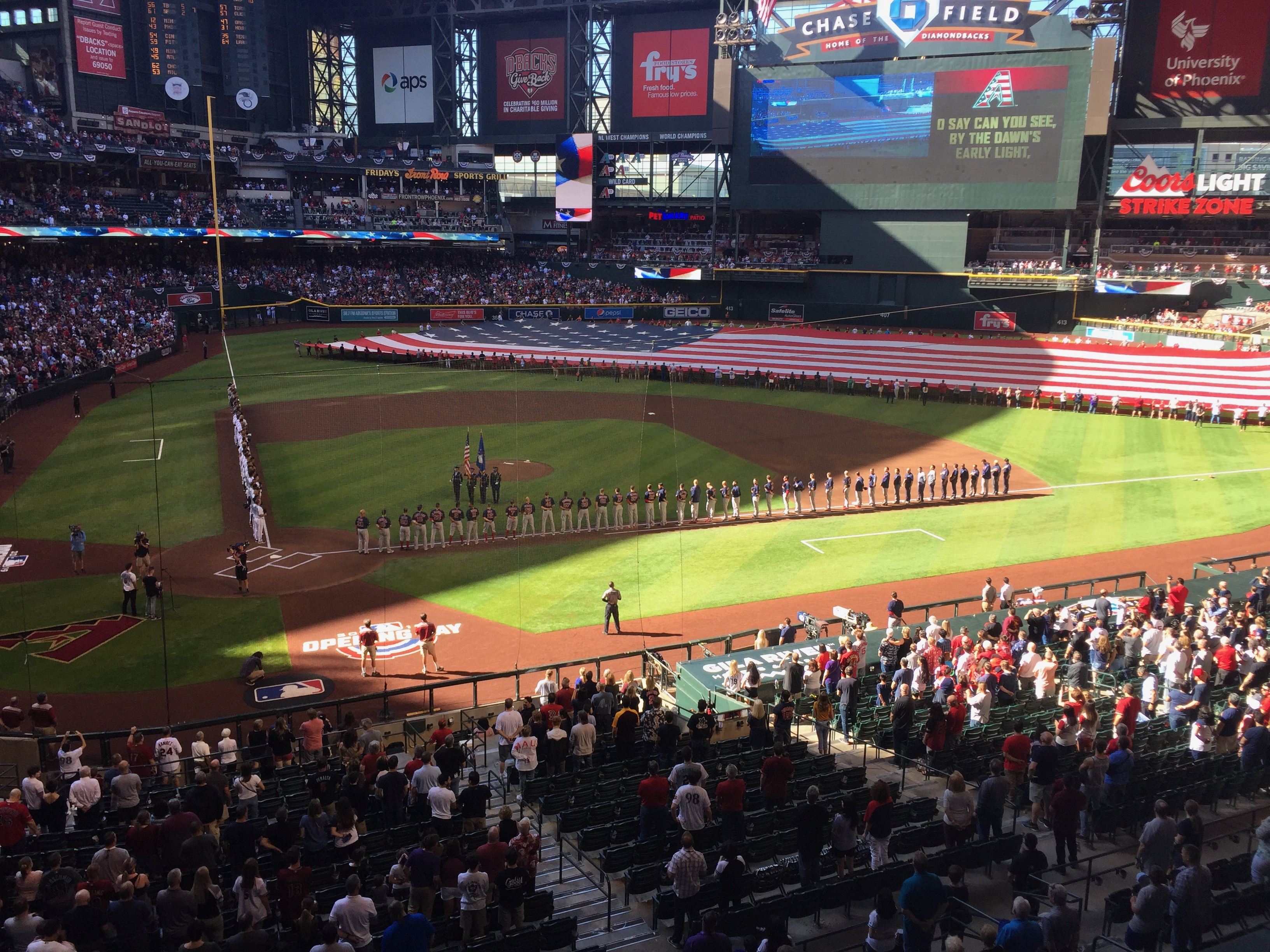 D-Backs Home Opener, What's New At Chase Field