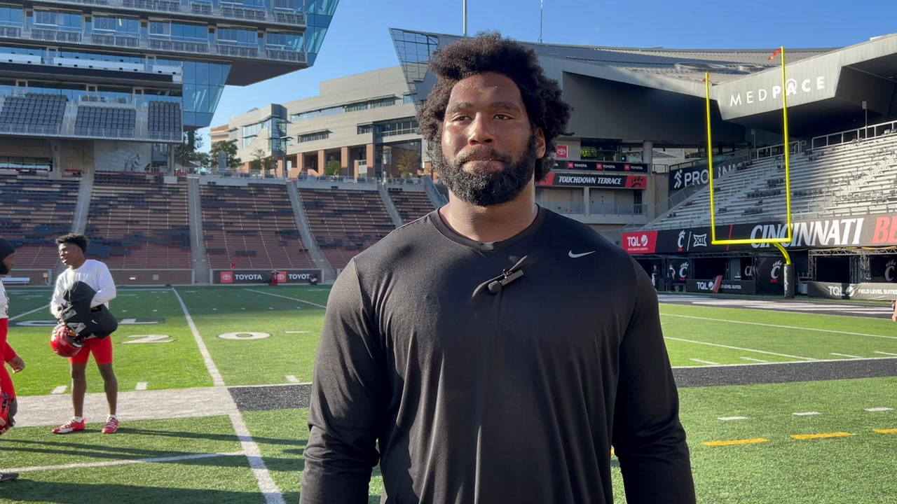 WATCH: UC football Day 1 training camp takes at Nippert Stadium