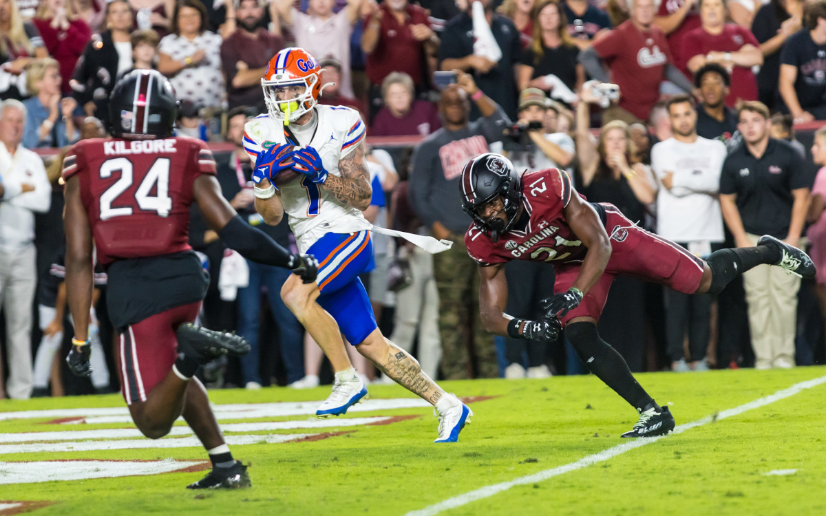 Ricky Pearsall catches the go-ahead touchdown with 47 seconds left.