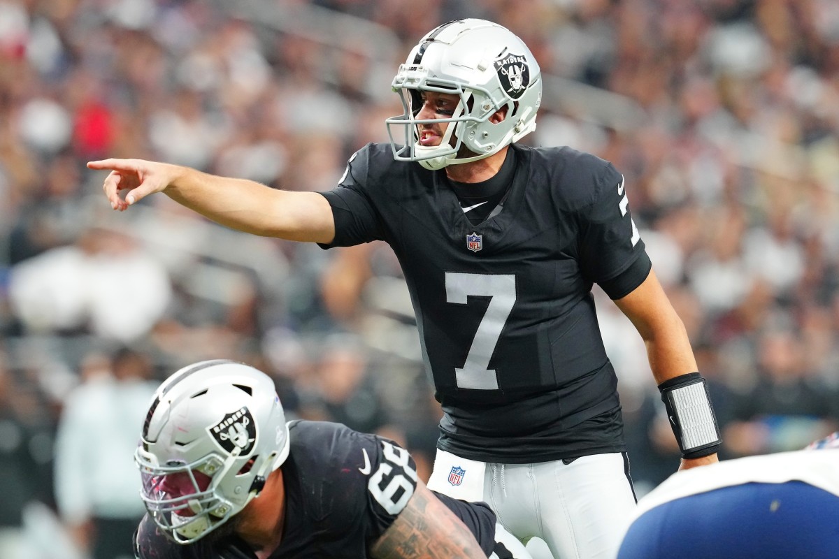 Las Vegas Raiders now have samples of all three quarterbacks - Sports ...