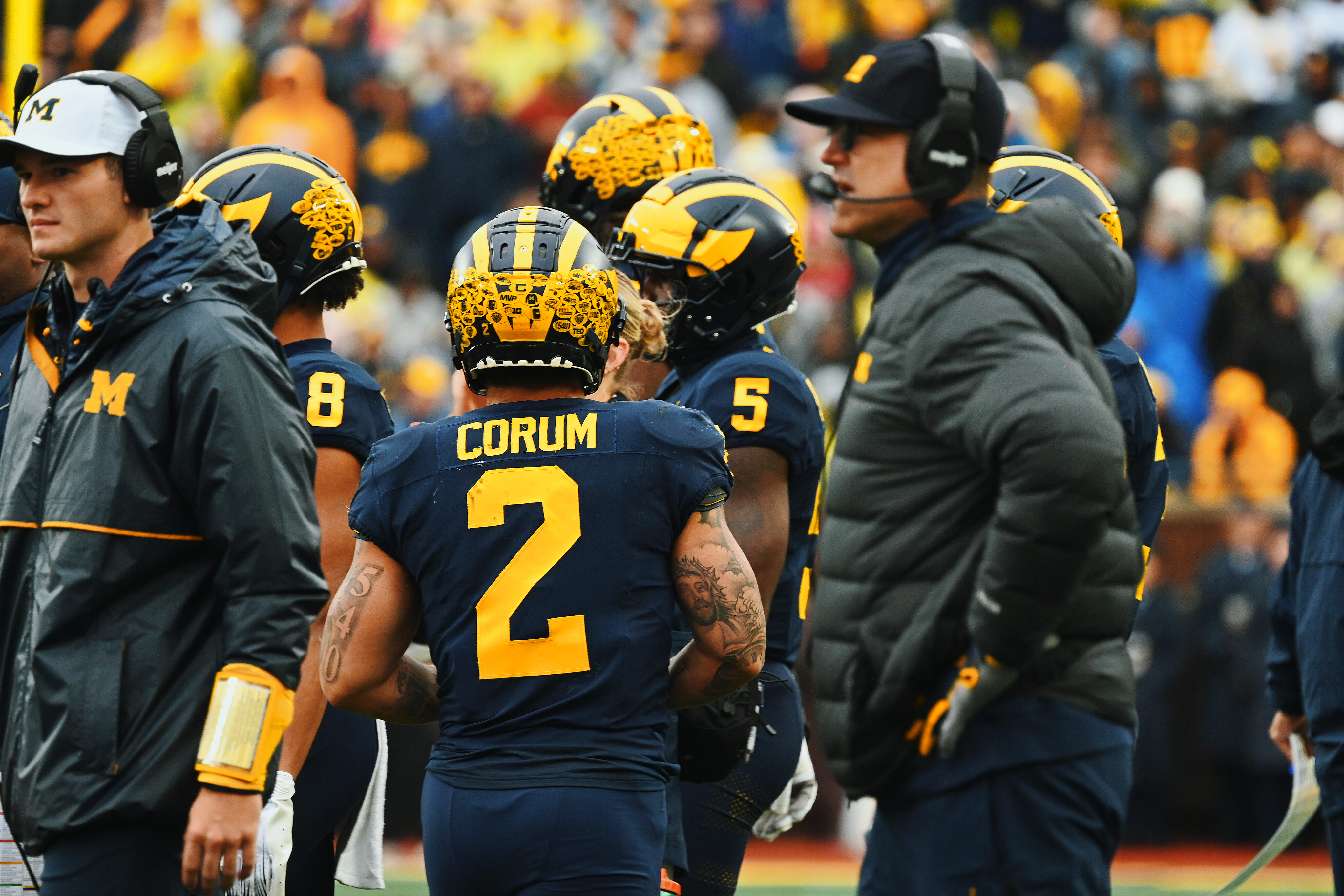 Michigan Football: Blake Corum Now Third All-Time In Career Rushing ...