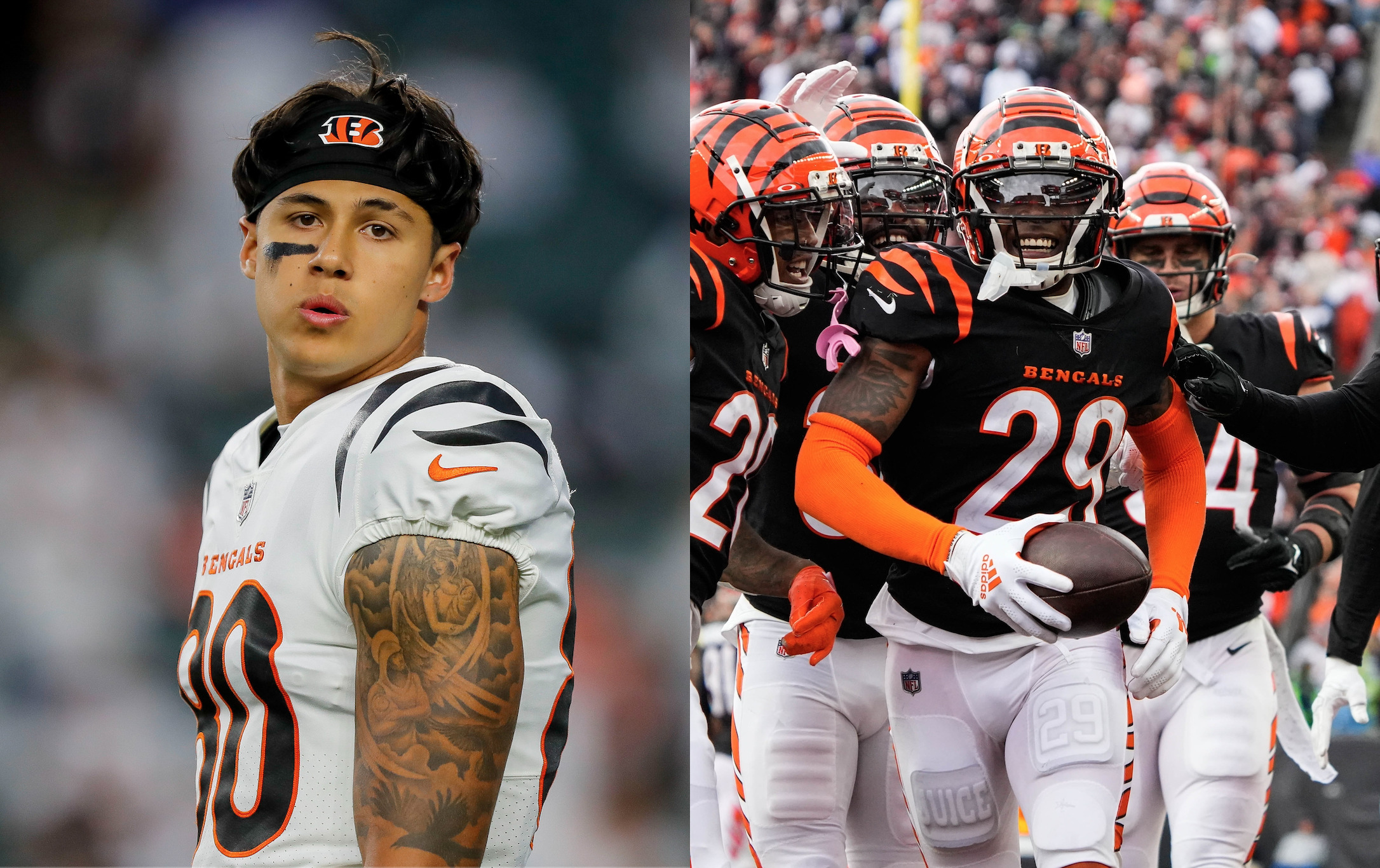 Cincinnati Bengals Players Andrei Iosivas, Cam Taylor-Britt Pull Off ...