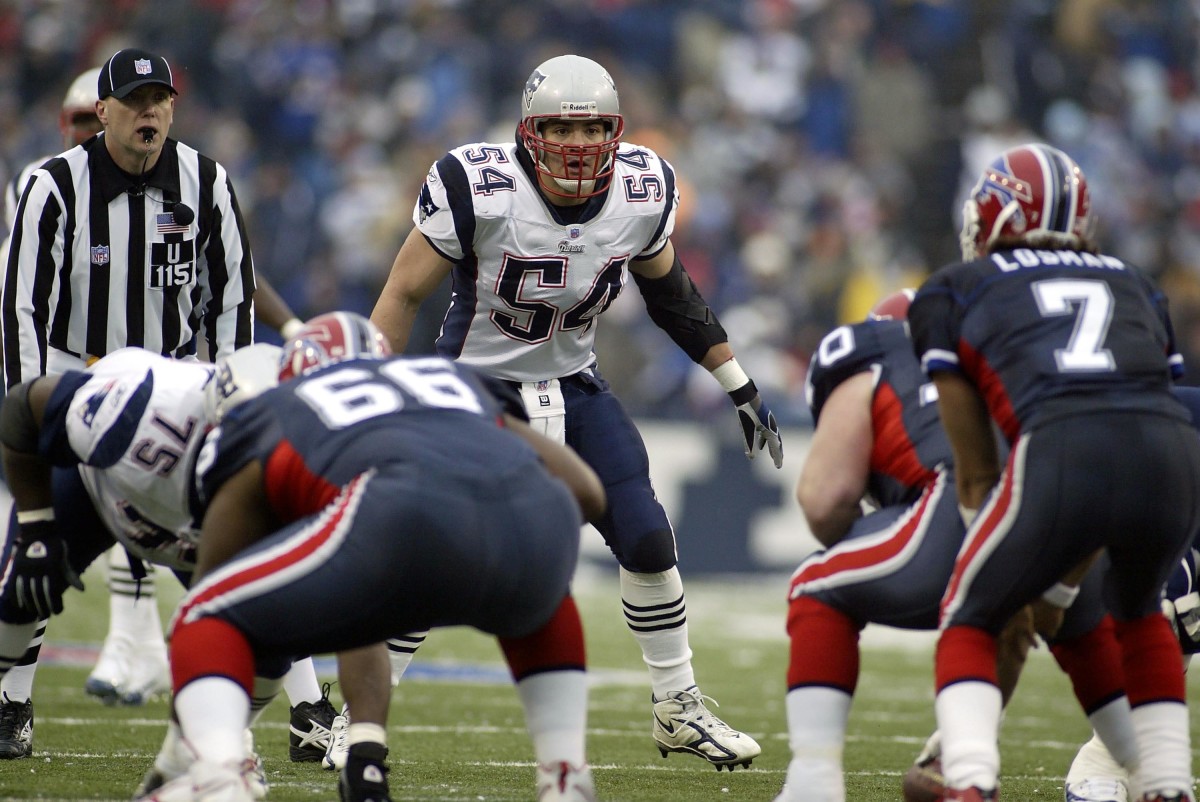 Teddy Bruschi won three Super Bowls with the New England Patriots.