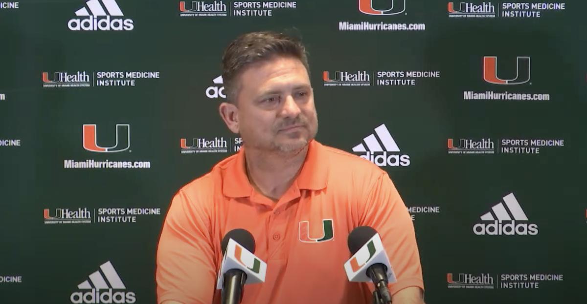 Miami offensive coordinator Shannon Dawson