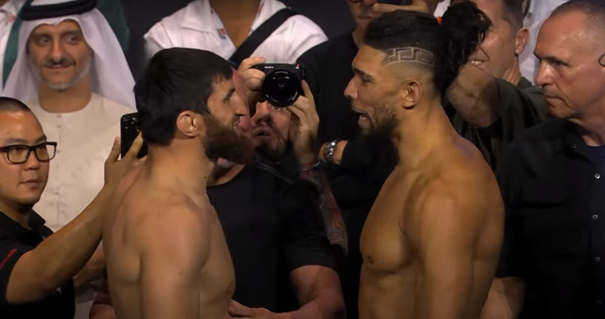 Magomed Ankalaev vs. Johnny Walker - UFC 294 Ceremonial Weigh-ins