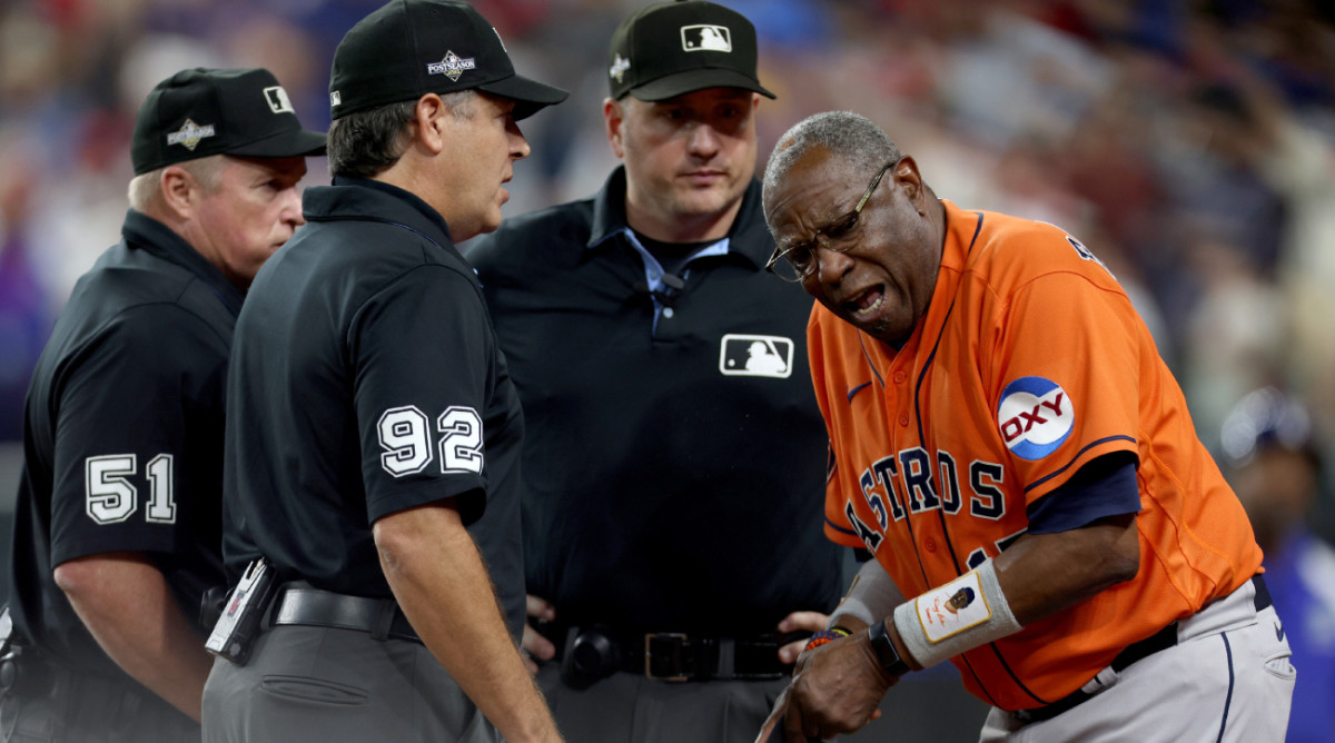 Astros' Dusty Baker on Game 5 Ejection: 'I Haven't Been That Mad in a Long  Time' - Sports Illustrated