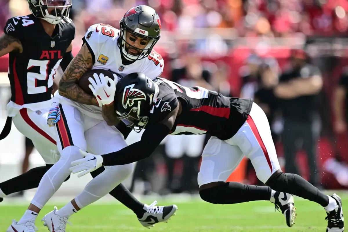 Atlanta Falcons safety Richie Grant has been a consistent difference-maker on defense this season.