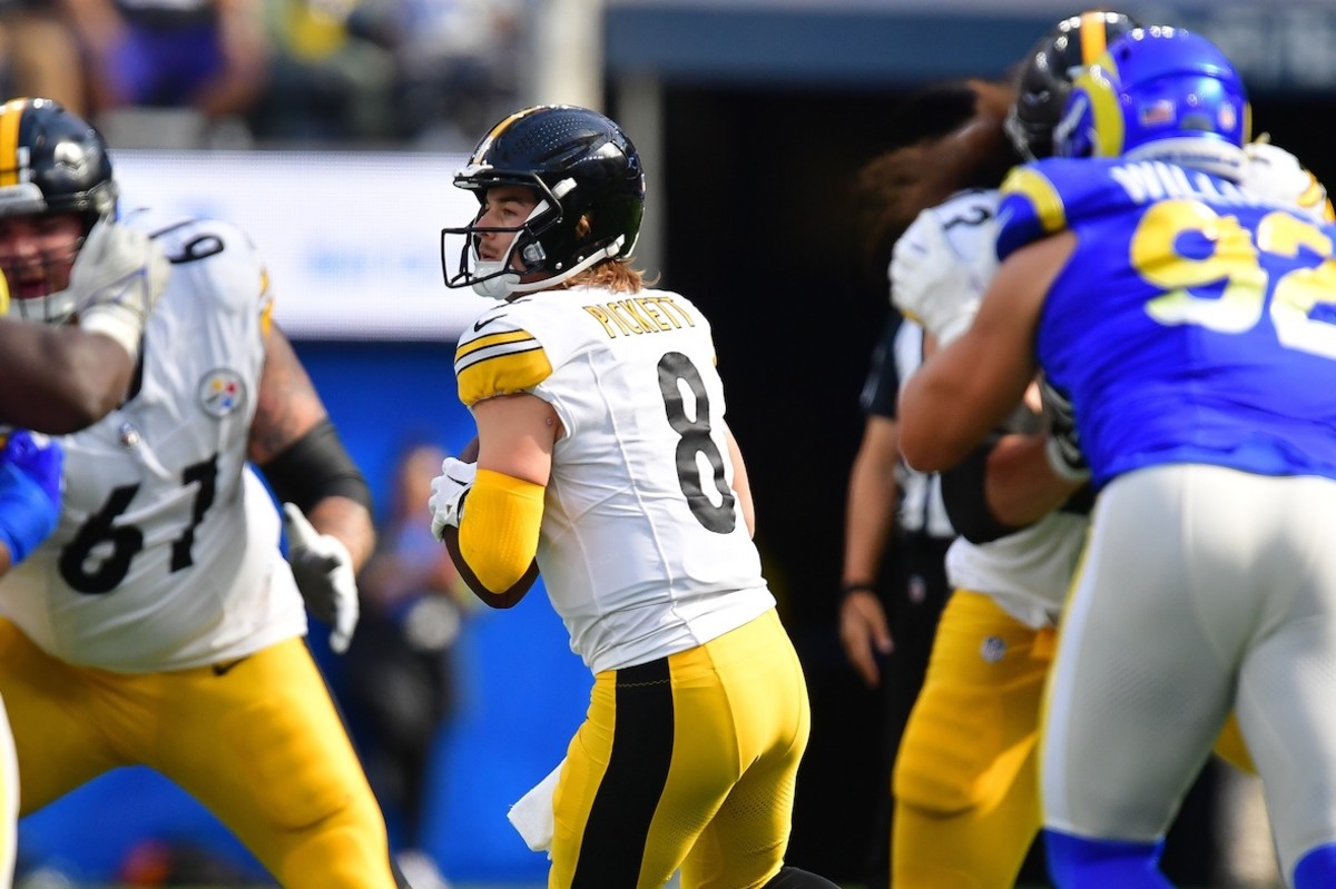 Kenny Pickett Explodes In Pittsburgh Steelers Win Over Rams - Sports ...