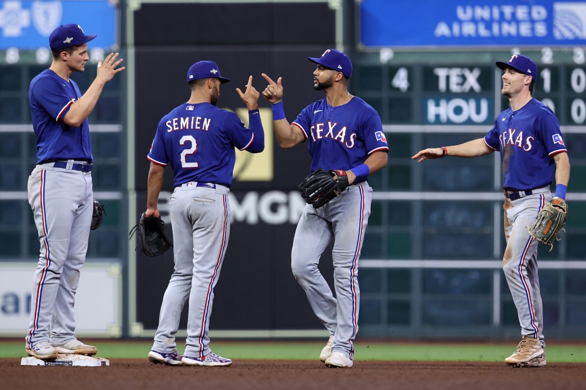 Semien's grand slam caps 6-run 7th, Rangers beat Astros