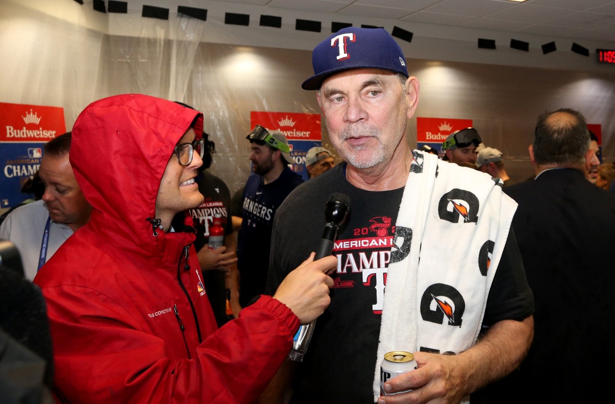 Bruce Bochy is 4 wins away from leading his third different franchise to  the #WorldSeries!