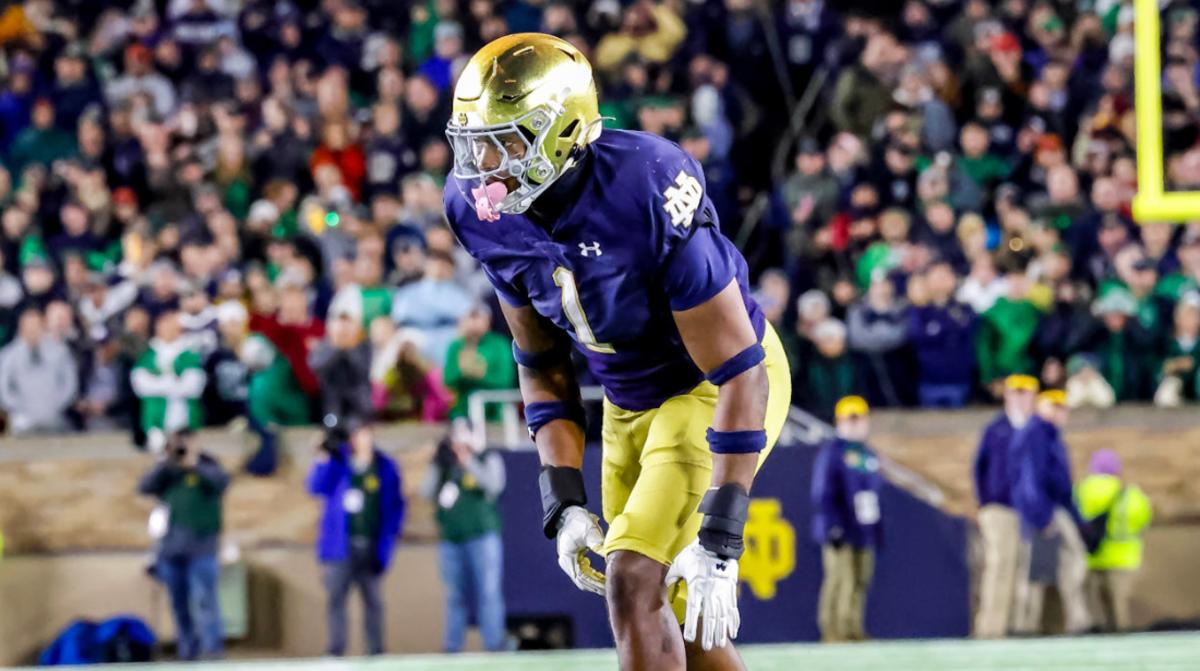 Notre Dame Edge Javontae Jean-Baptiste Strong Scouting Combine ...