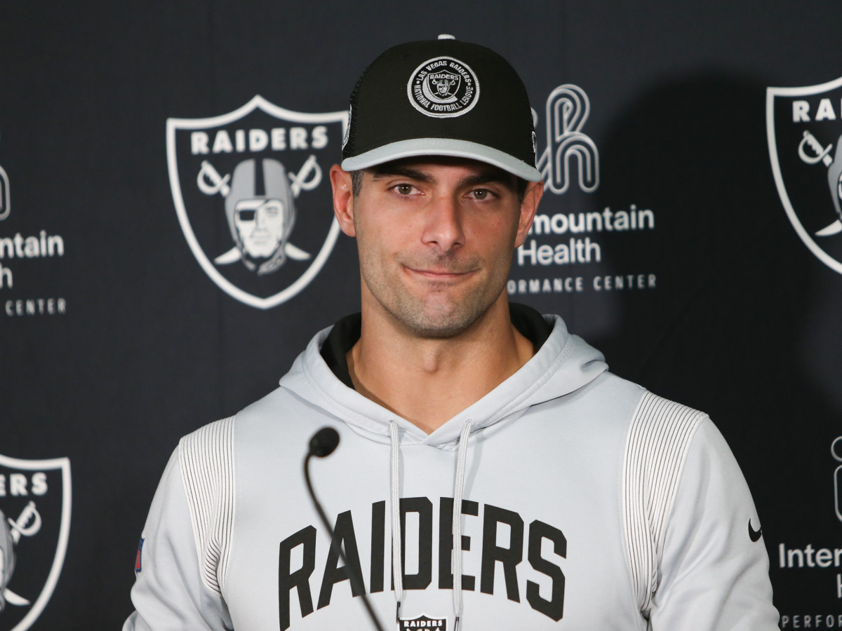 Raiders' Jimmy Garoppolo Detroit Lions Week - Sports Illustrated