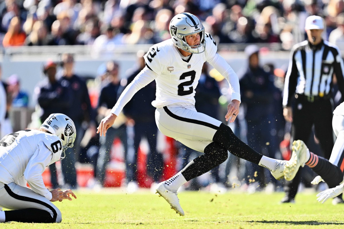 The Las Vegas Raiders Daniel Carlson is the best kicker in the National Football League.