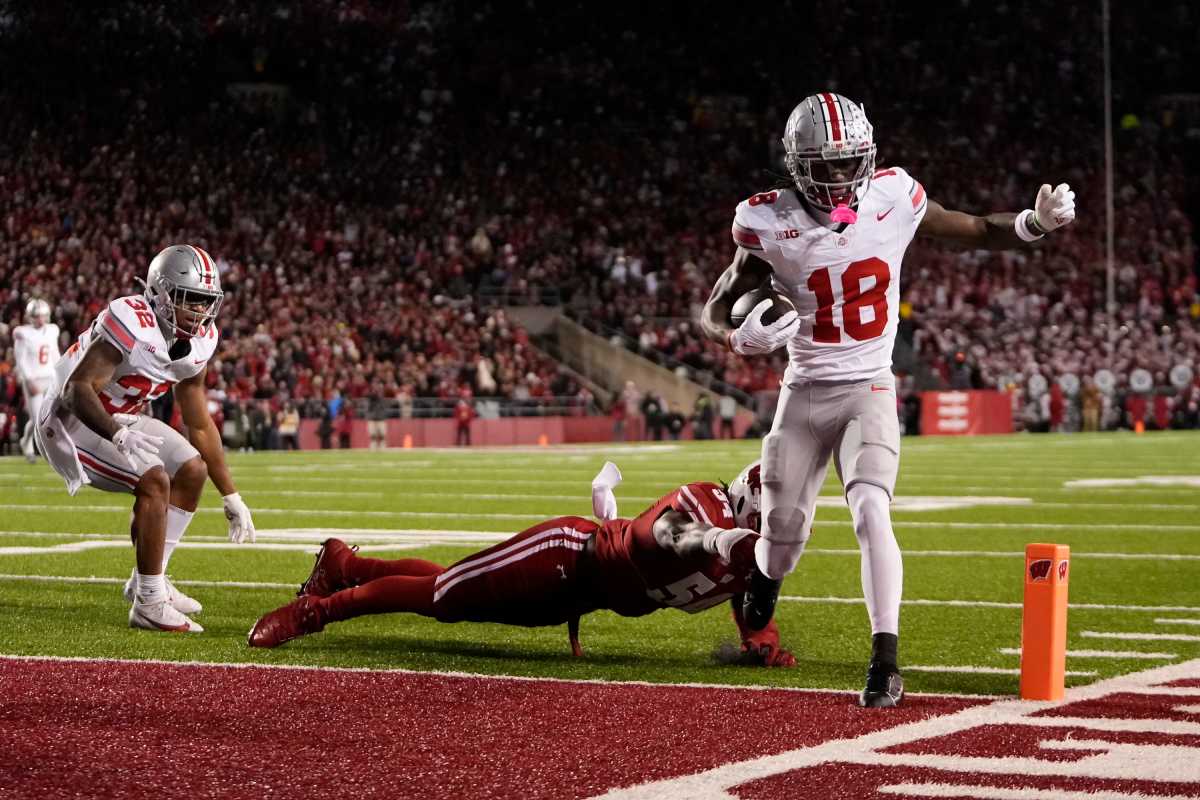 Ohio State Football  Marvin Harrison Jr Receiver of the Year 