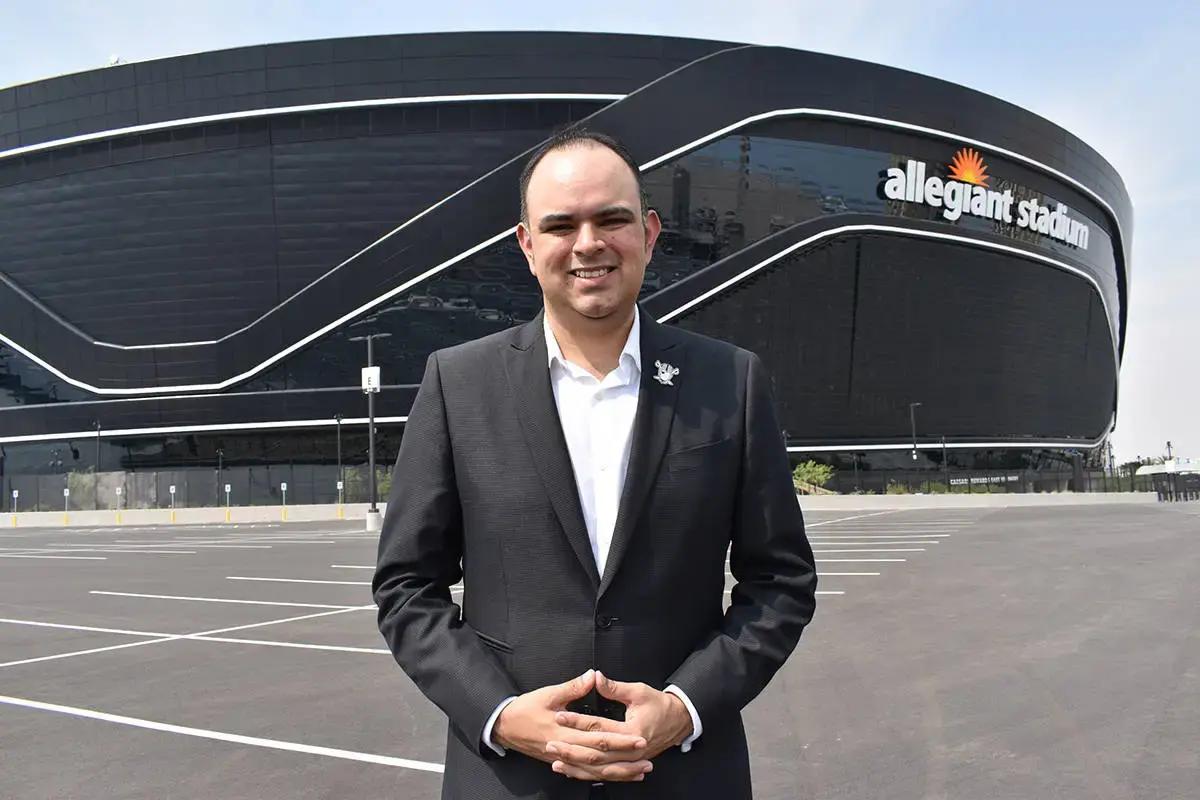 Las Vegas Raiders Spanish play-by-play announcer's voice and passion is unmatched.