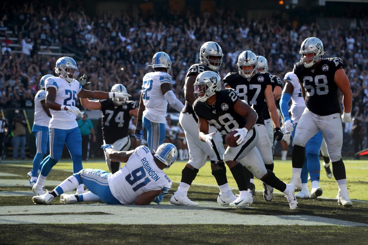 The Las Vegas Raiders want to make a national statelet on Monday Night Football against the Detroit Lions.                                                                                                                                                                       (c) USA Today  