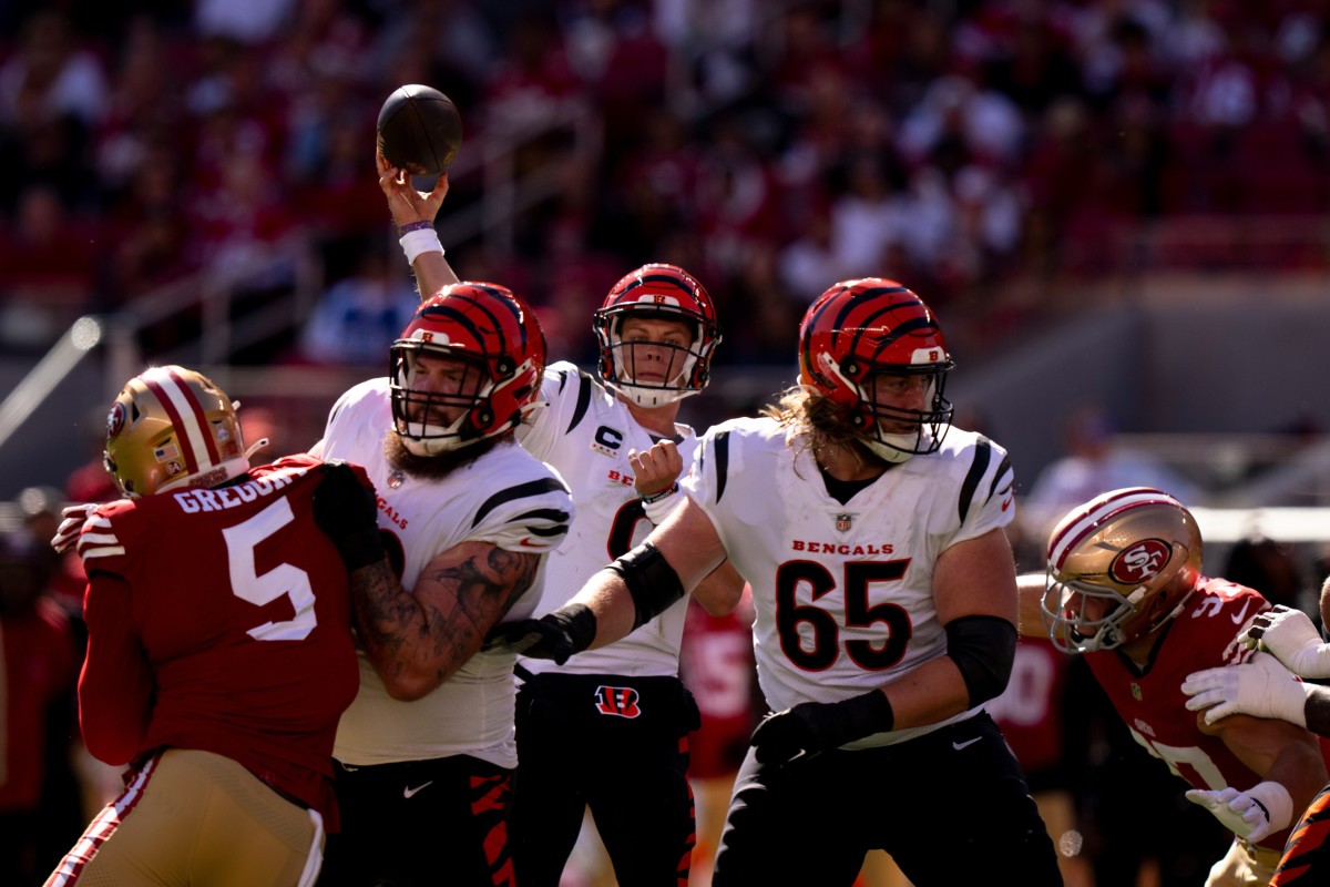 Joe Burrow, San Francisco 49ers, Alex Cappa, Jonah Williams