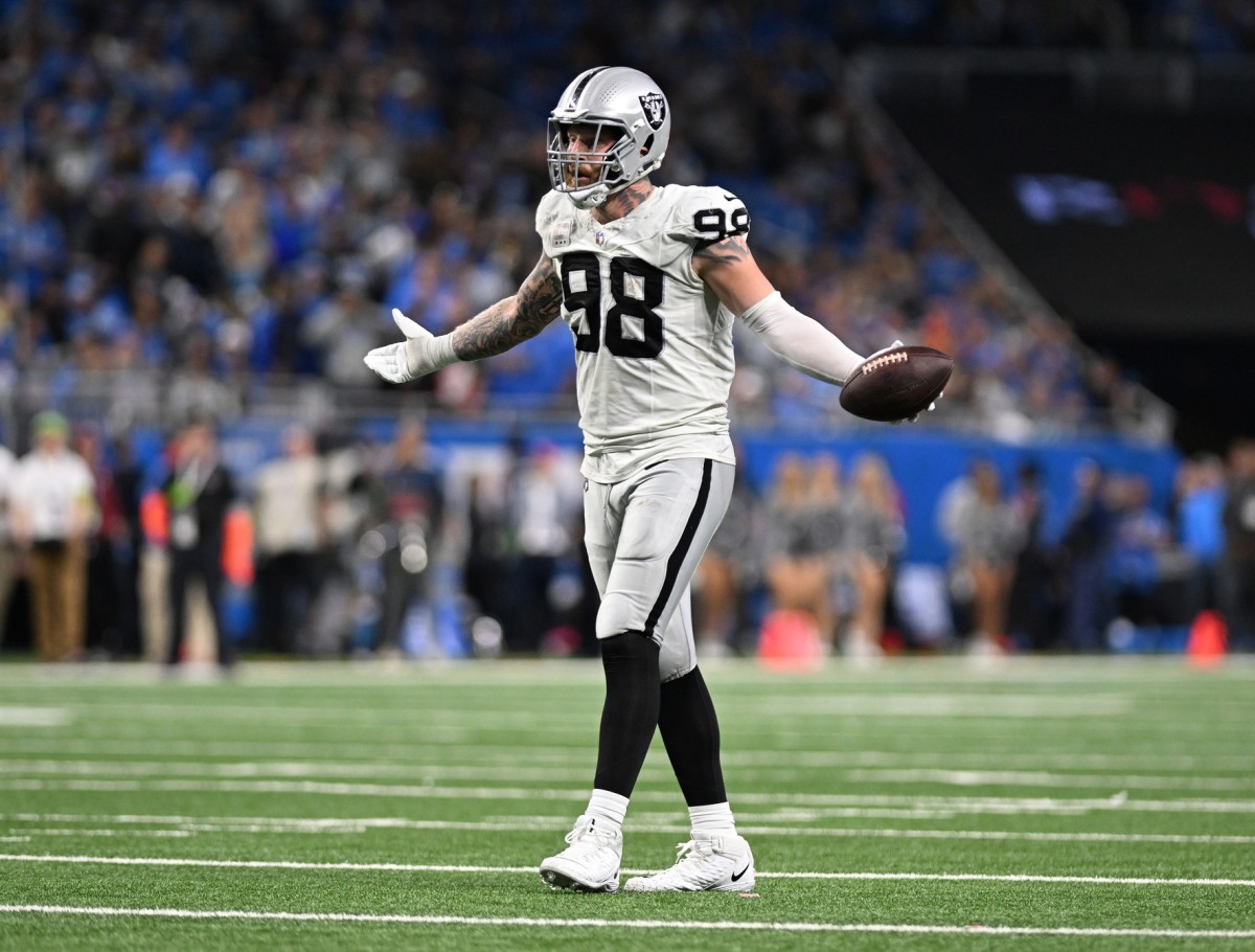 Maxx Crosby and the Las Vegas Raiders' defense played admirably against the Detroit Lions.