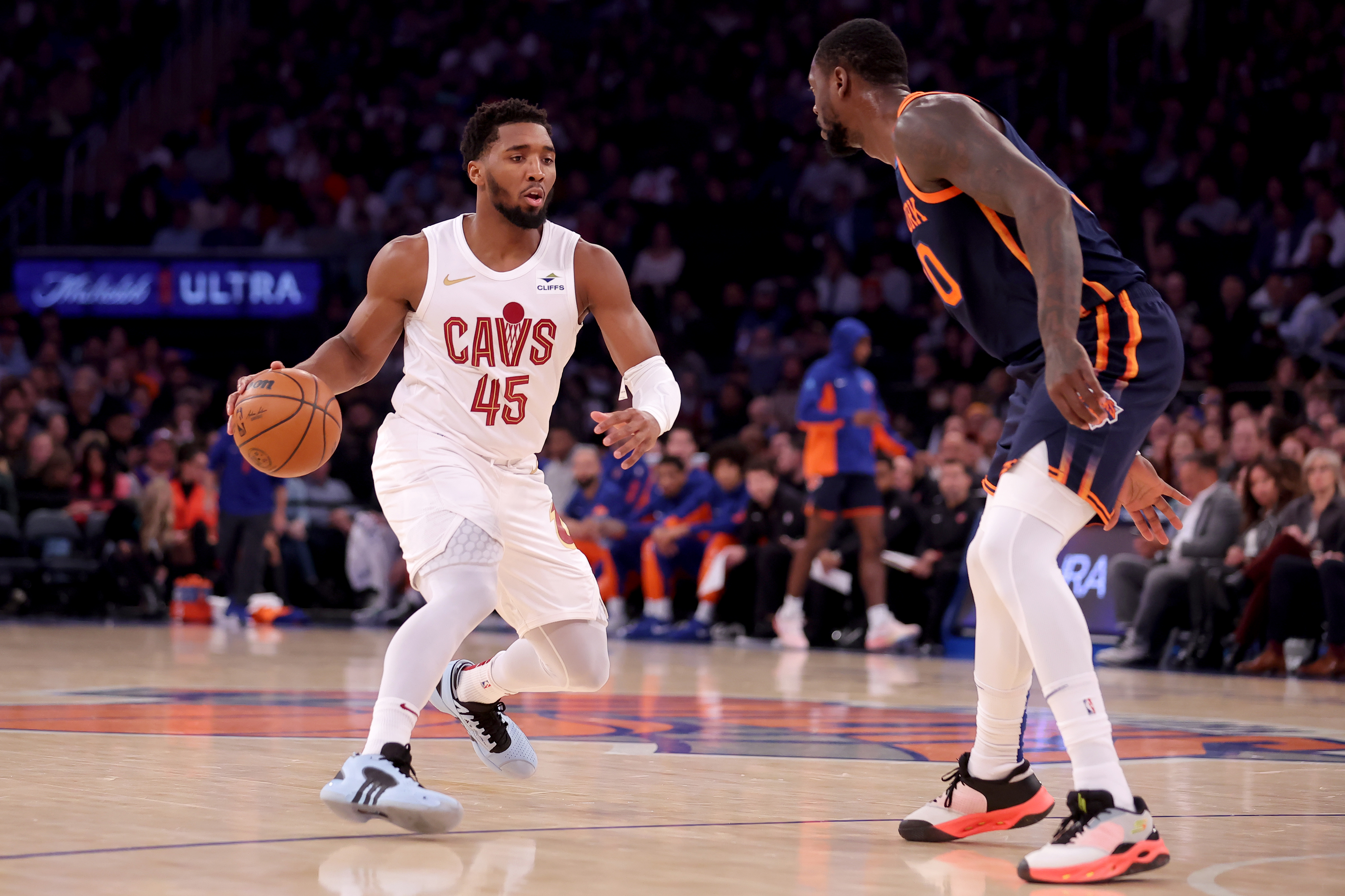 KNICKS ON MSG on X: SEVEN Knicks in double-digits vs the Cavs