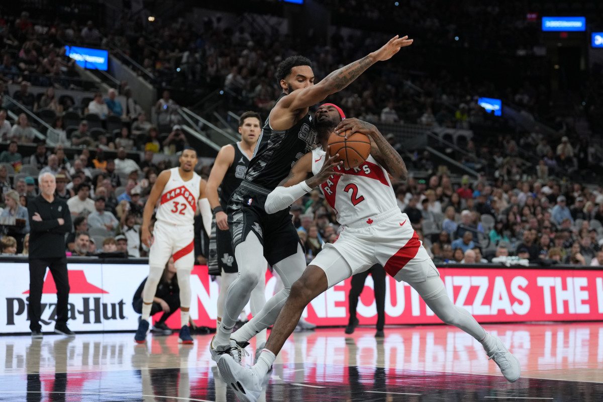 The Spurs were up by as much as 22 points in the loss against the Raptors.