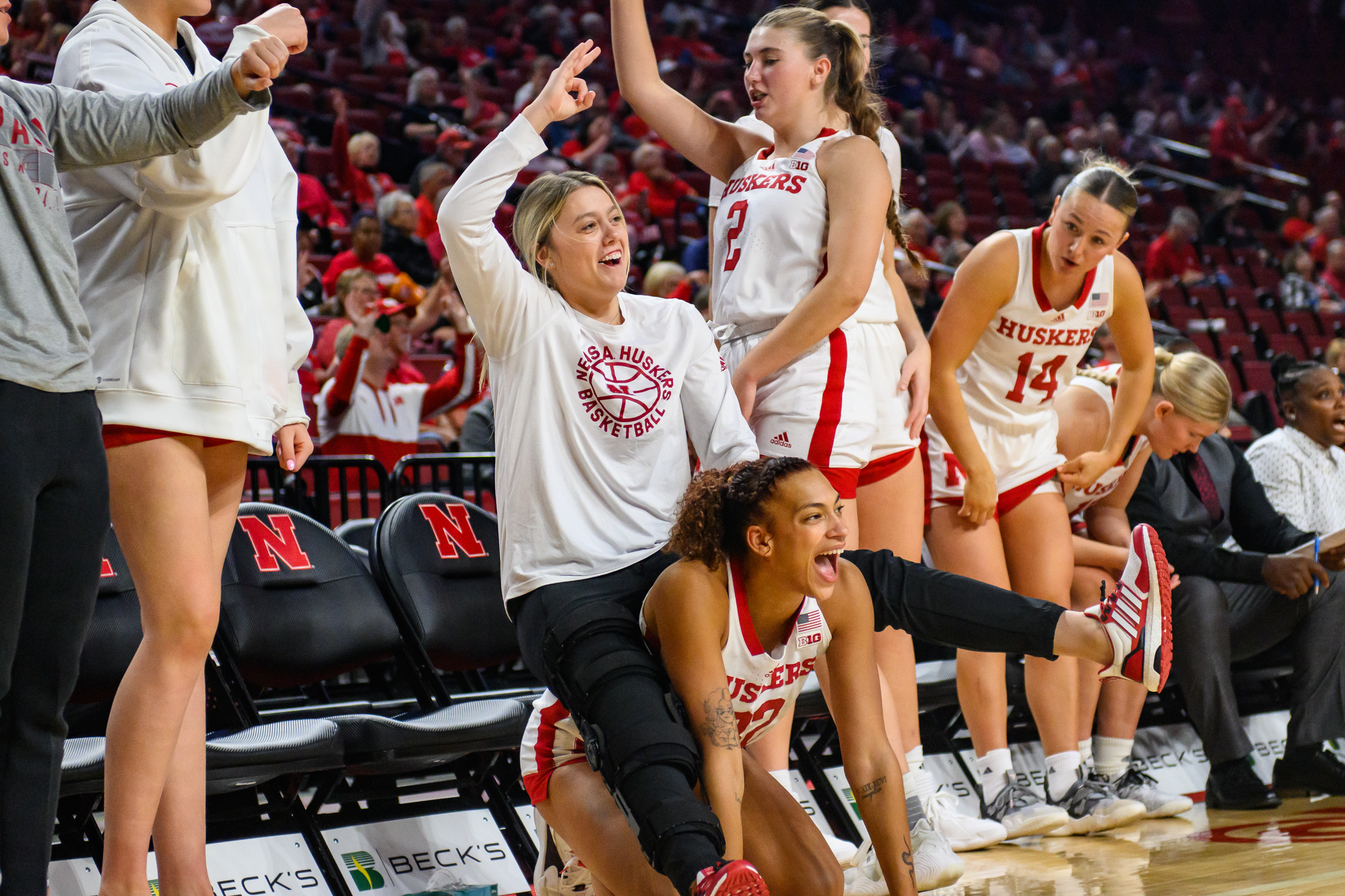 16_Allison Weidner, Kendall Coley_WBB vs Northwestern State 1106