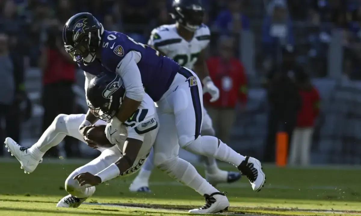 The Baltimore Ravens have 35 sacks through nine games this season. 