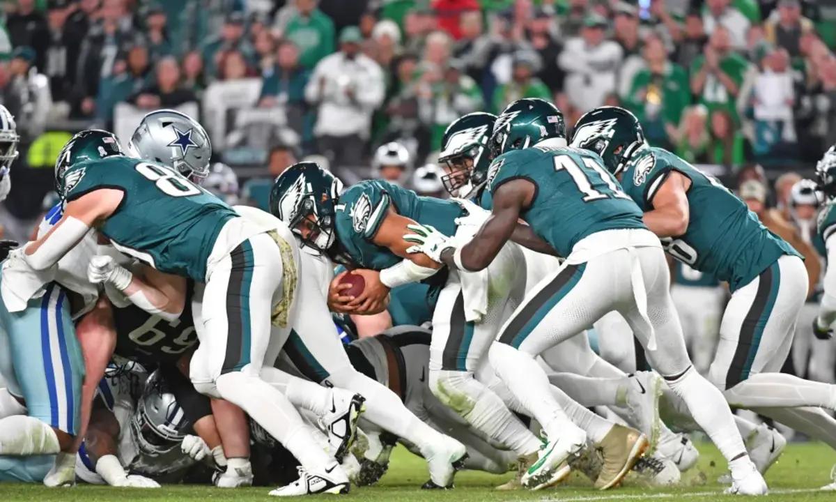 The Philadelphia Eagles' 'tush push' is becoming the NFL's most