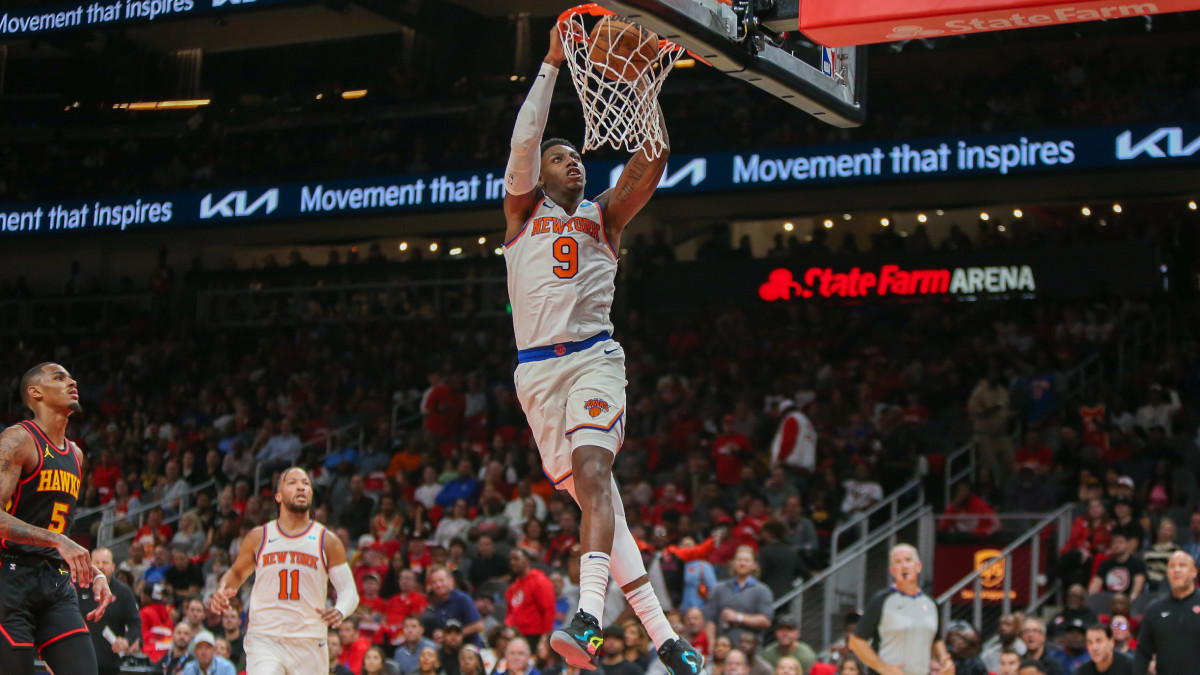 New York Knicks guard RJ Barrett.