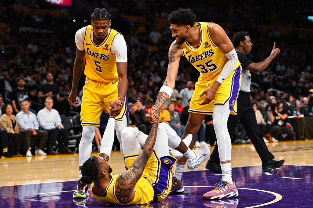 Lakers Reveal New Starting Lineup Without Anthony Davis For Wednesday's