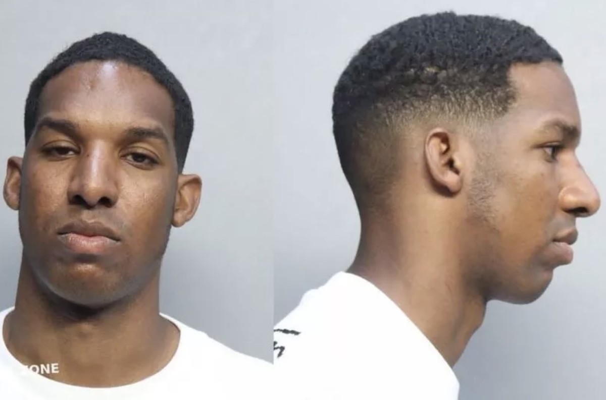 Dane Rashford, the brother of footballer Marcus Rashford, pictured in police photos in October 2023 after being arrested in Miami