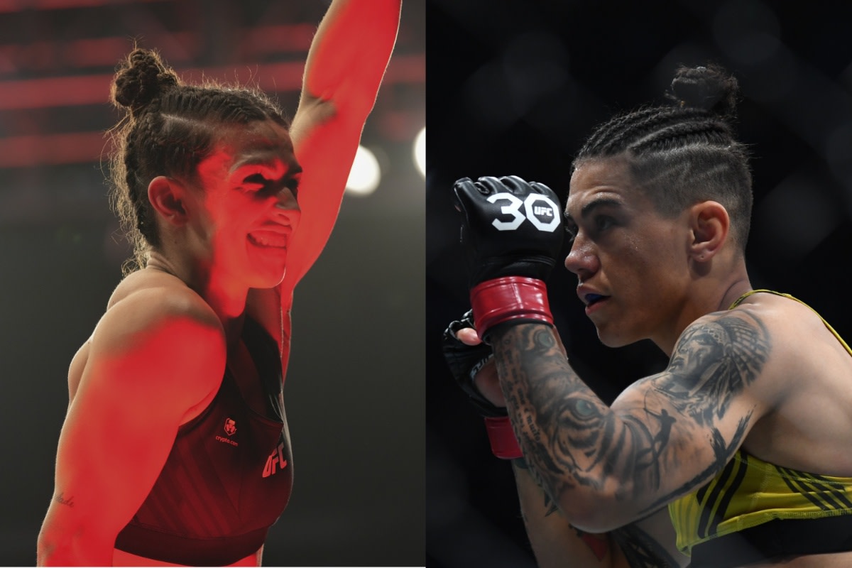 UFC 295 main card fighters Mackenzie Dern and Jessica Andrade.