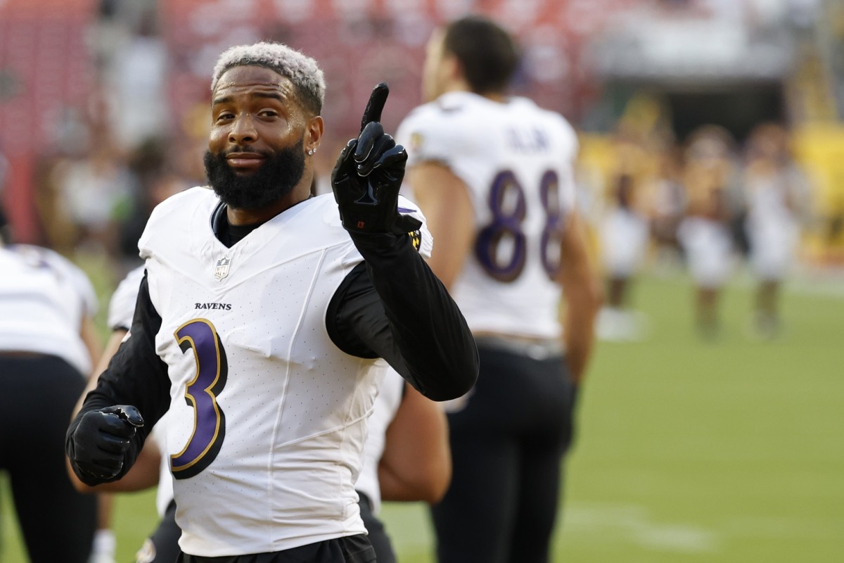 Baltimore Ravens Odell Beckham Jr Scores TD In Los Angeles Rams Reunion Sports Illustrated