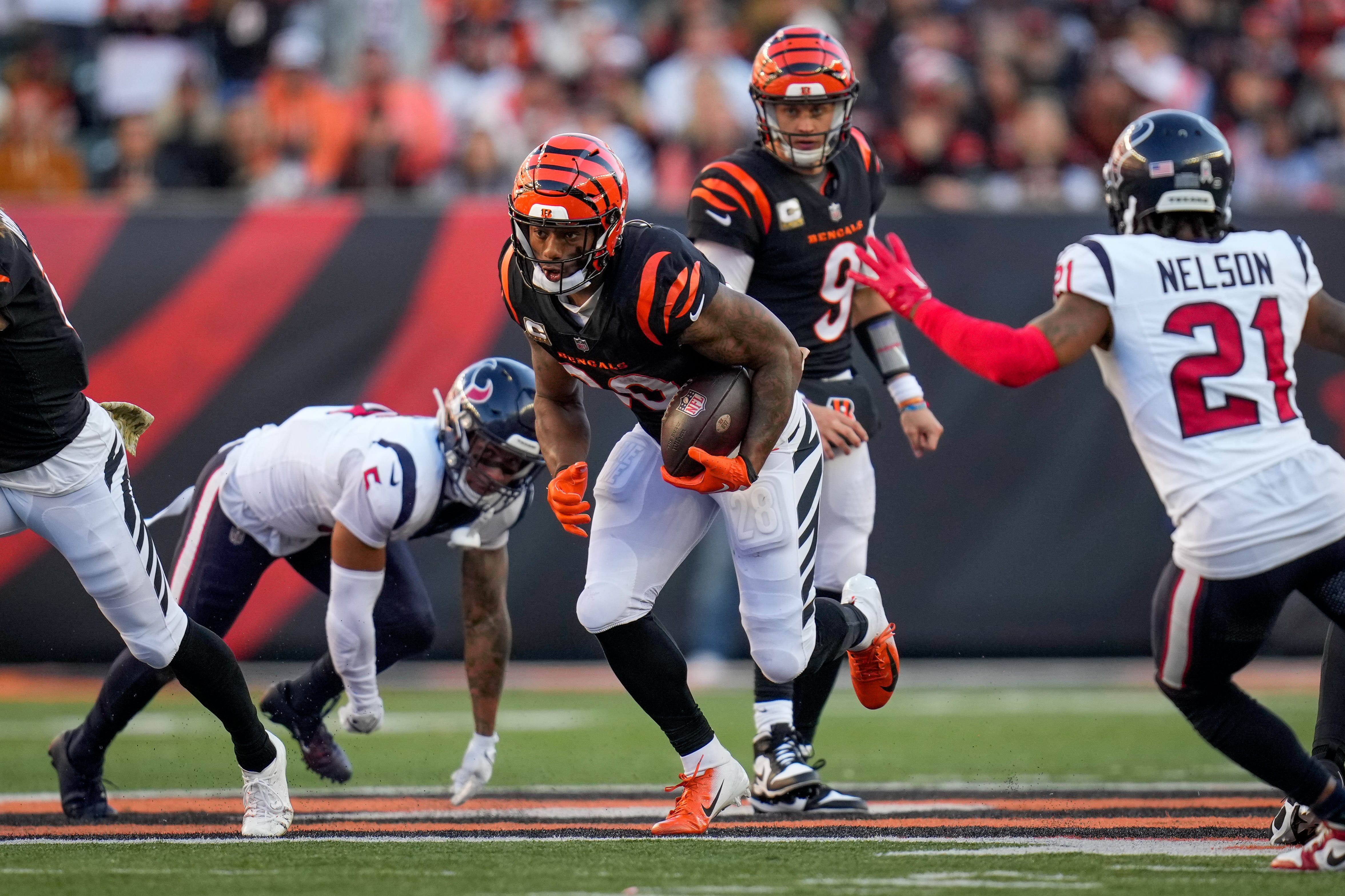 Cincinnati Bengals Running Back Joe Mixon On Bengals Loss To Texans ...