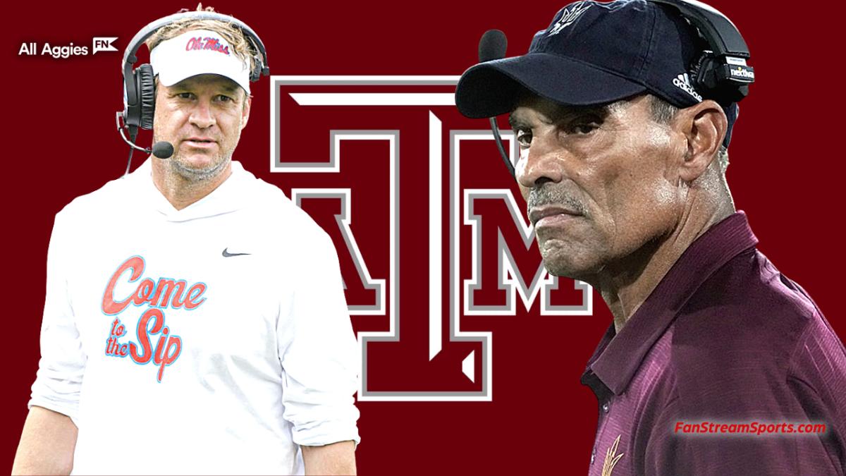 Lane Kiffin (L) and Herm Edwards