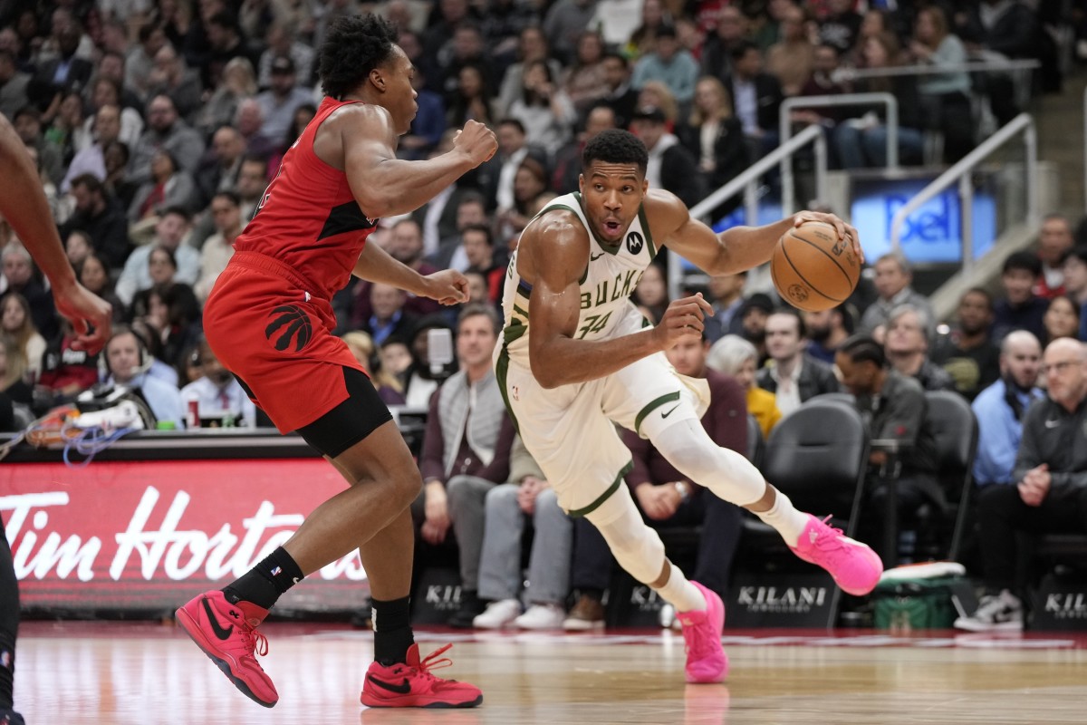 Giannis Antetokounmpo To Miss Raptors Game With Calf Injury - Sports ...