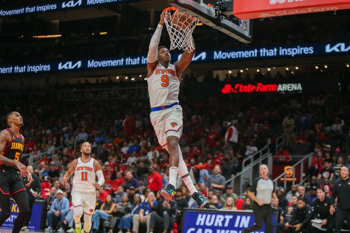 RJ Barrett's Status For Knicks-Hawks Game - Fastbreak On FanNation