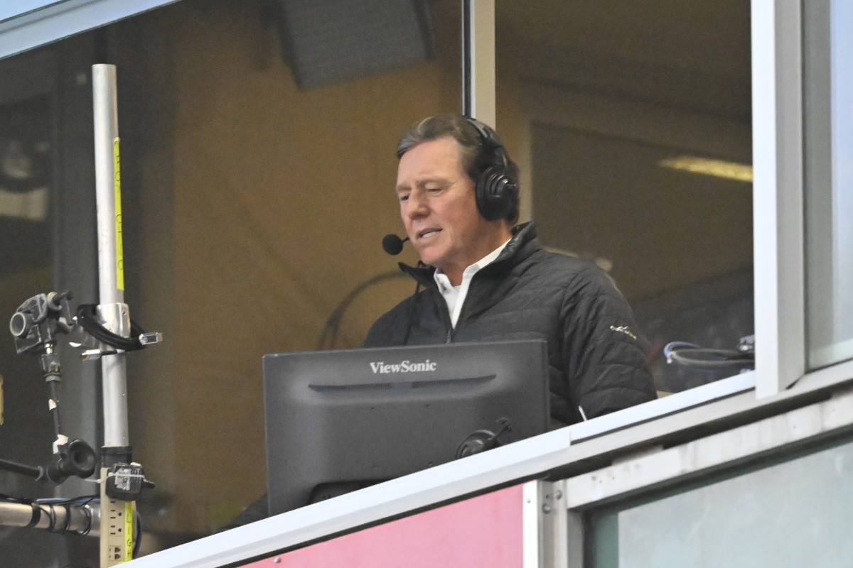 Sep 28, 2022; Cleveland, Ohio, USA; Cleveland Guardians television broadcaster Rick Manning during a game between the Guardians and the Tampa Bay Rays at Progressive Field.