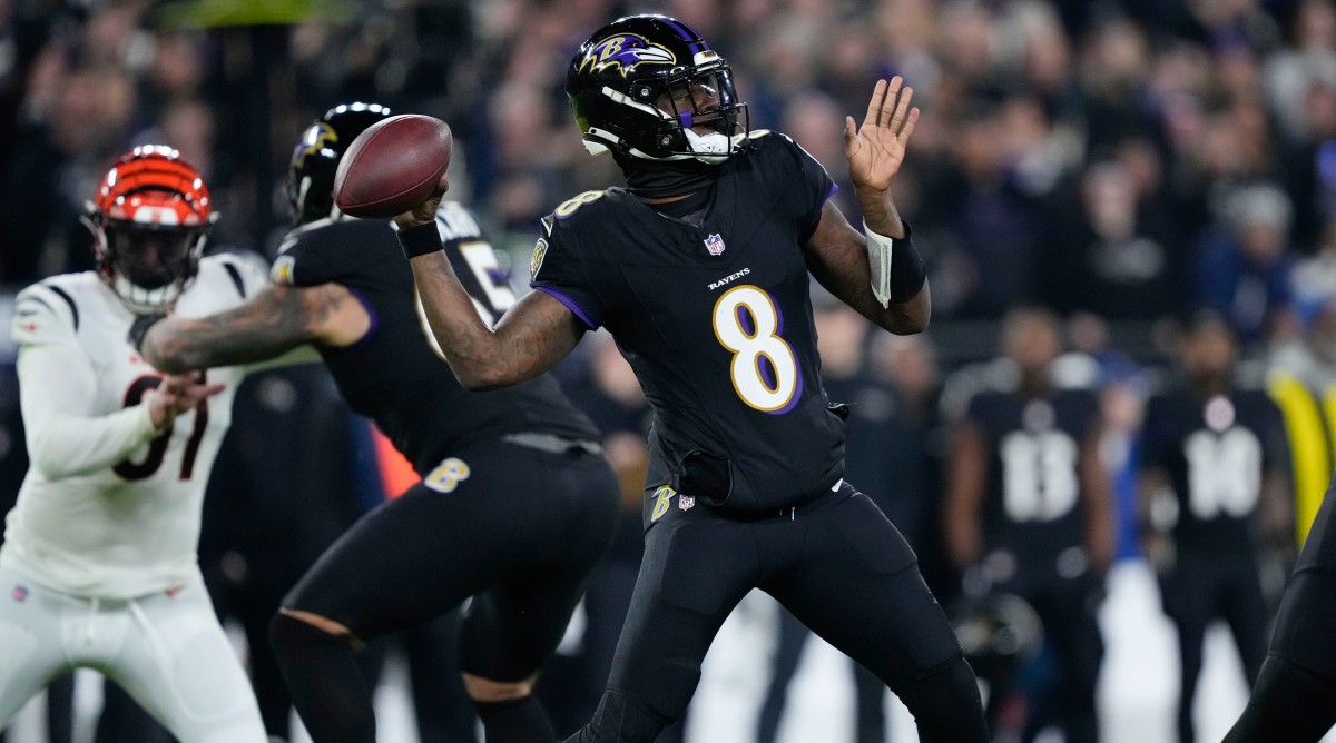 Ravens quarterback Lamar Jackson